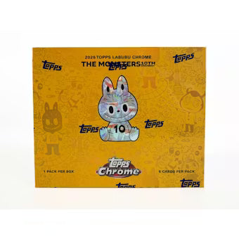 2025 Topps Chrome Labubu Hobby Box 