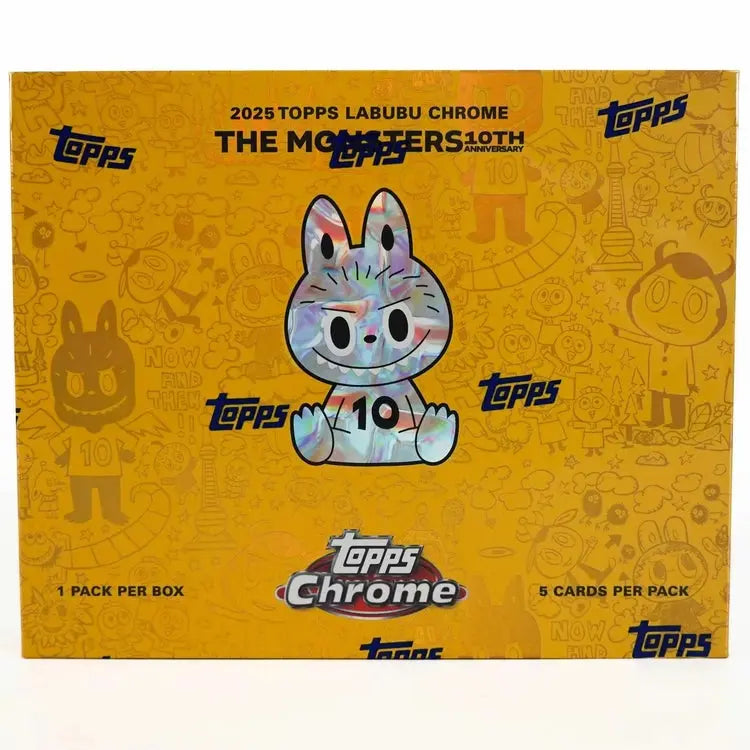 2025 Topps Chrome Labubu Hobby Box 