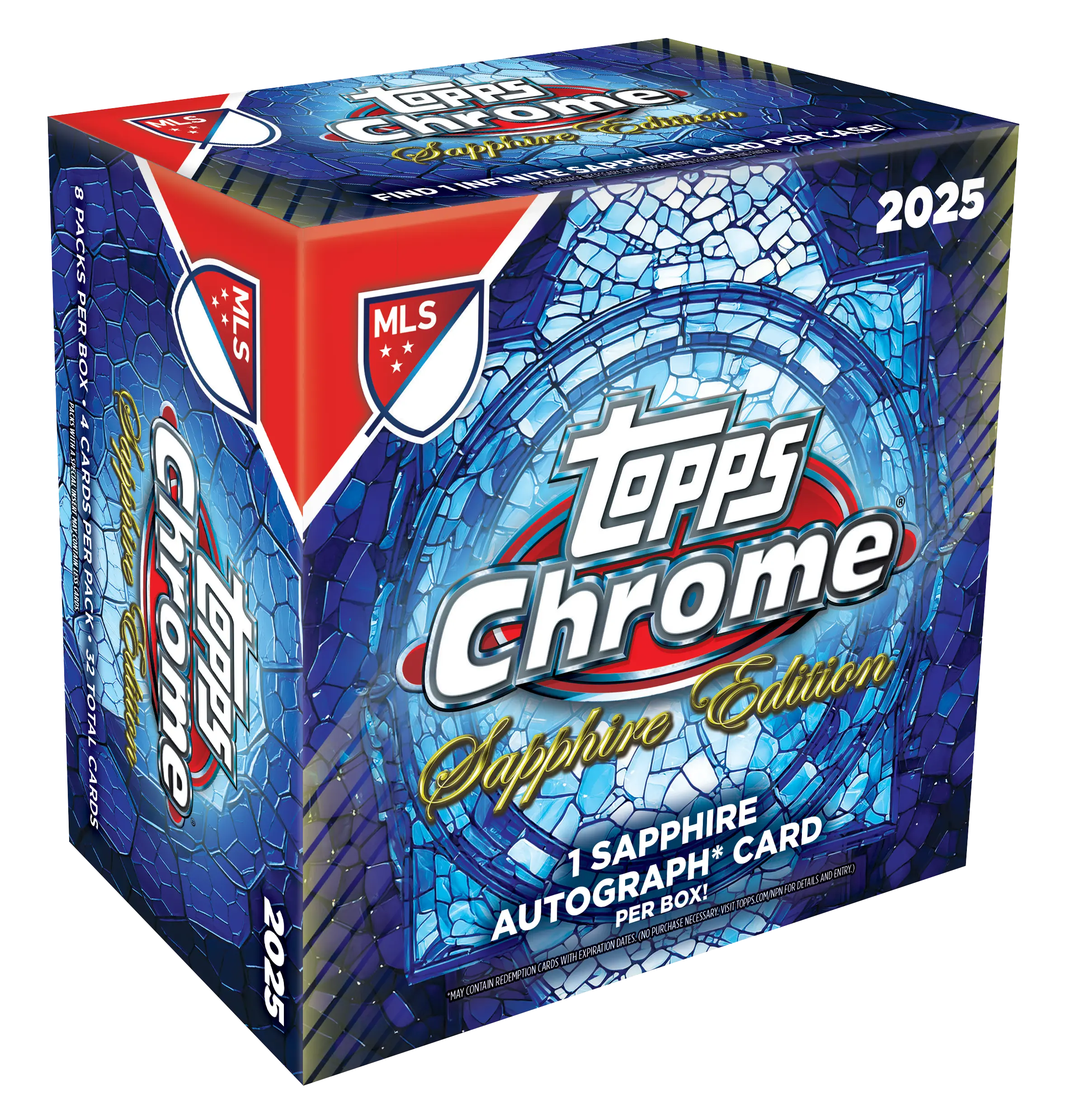 2025 Topps Chrome MLS Soccer Sapphire Edition Box 