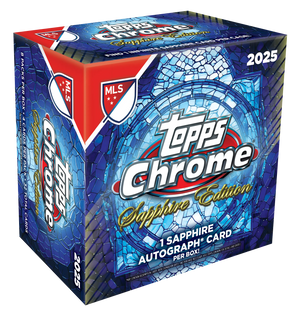 2025 Topps Chrome MLS Soccer Sapphire Edition Box 