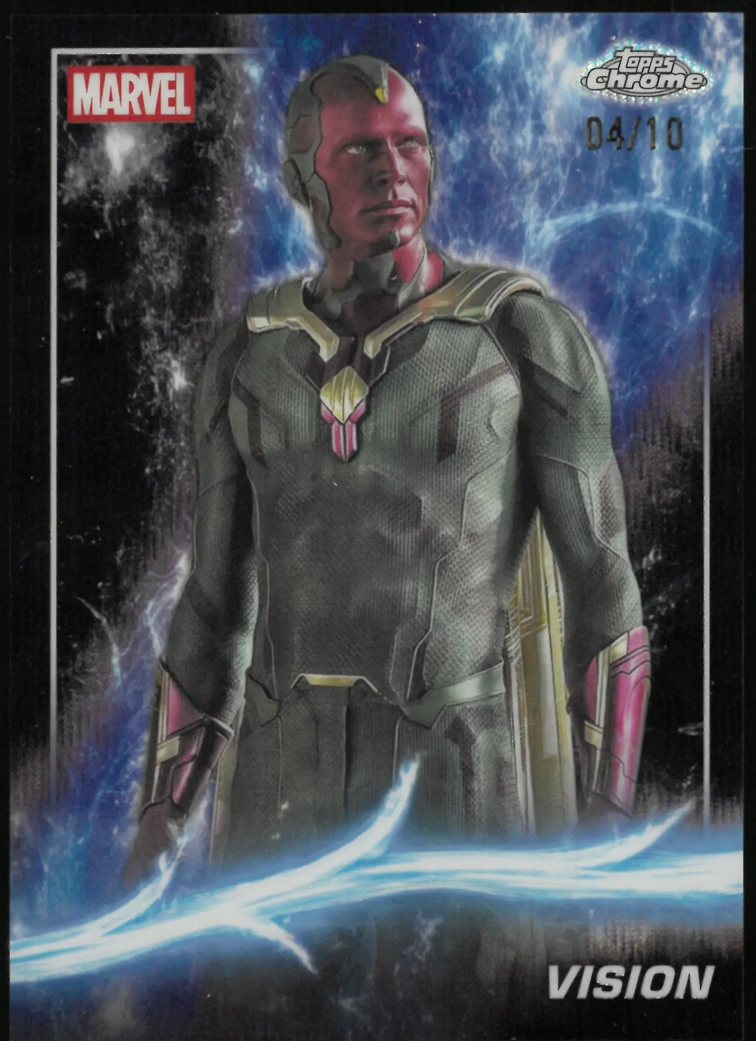 2025 Topps Chrome Marvel Avengers Phase Two Vision /10 
