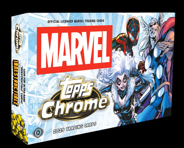 Buy 2025 Topps Chrome Marvel Hobby Box | Best Price & Reviews