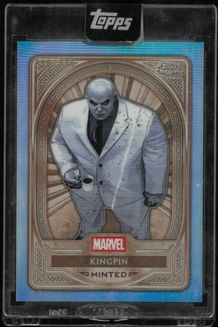 2025 Topps Chrome Marvel Mint Bronze Refractor Kingpin /100 