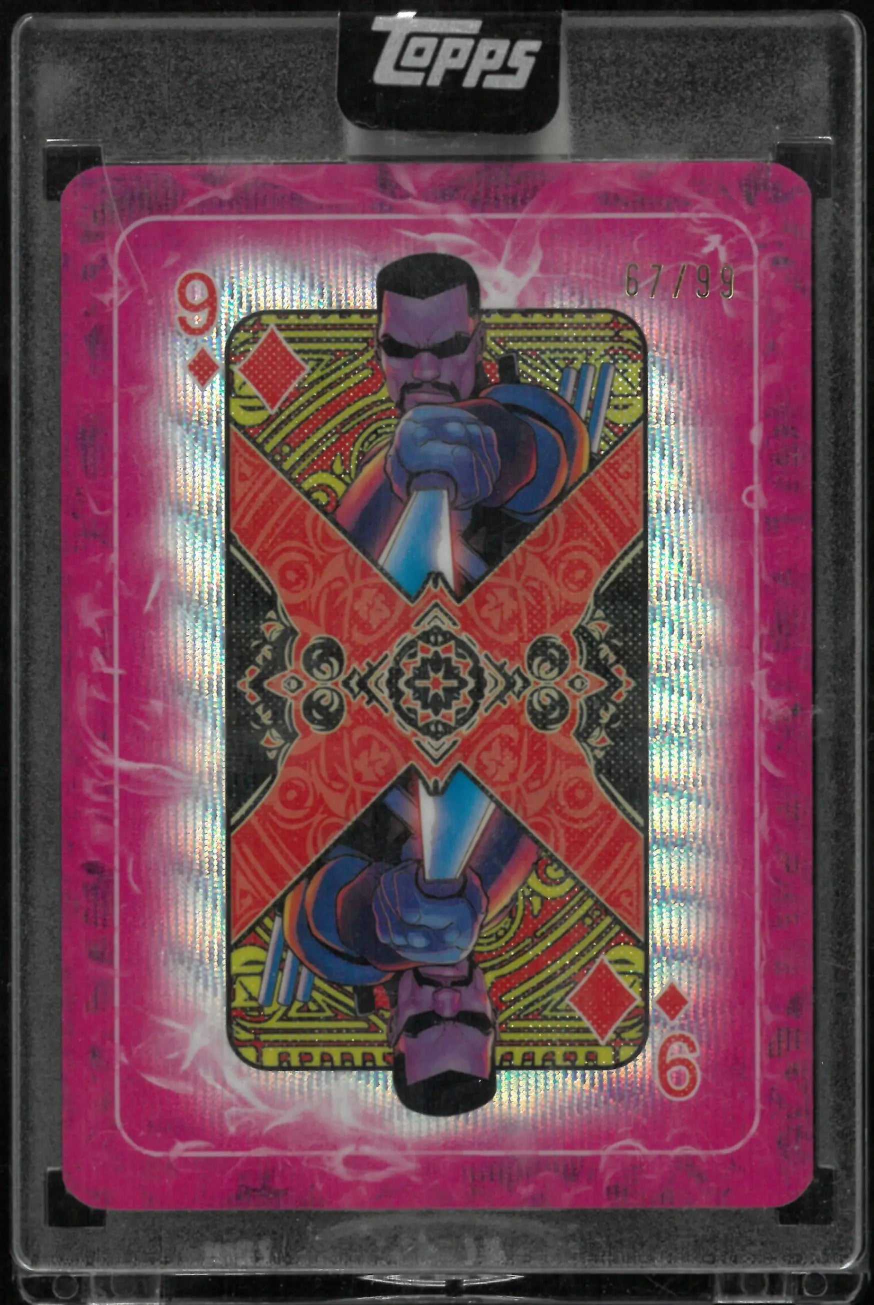 2025 Topps Chrome Marvel Mint Gambits Deck Blade /99 