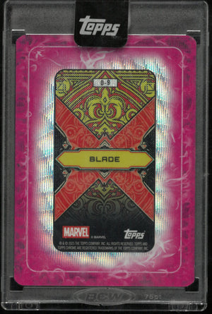 2025 Topps Chrome Marvel Mint Gambits Deck Blade /99 