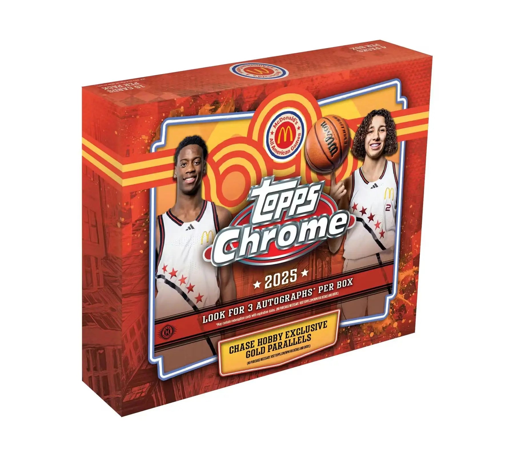 2025 Topps Chrome McDonald's All American Basketball Hobby Box 
