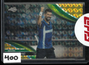 2025 Topps Chrome Novak Djokovic Gold Geometric /50 