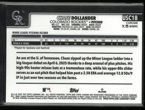 2025 Topps Chrome Rookie Chase Dollander Red Lava /5 RC 