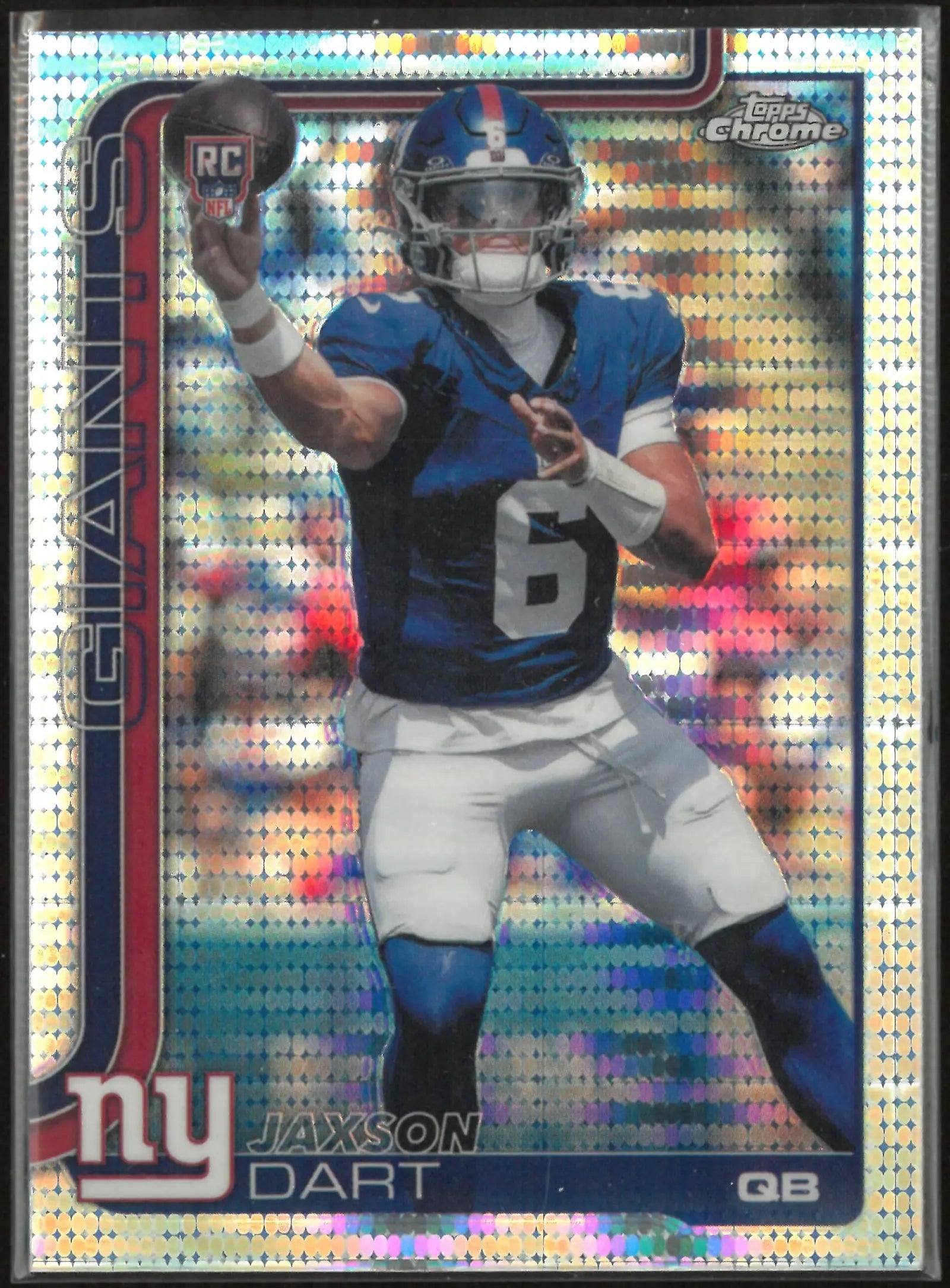 2025 Topps Chrome Rookie Jaxson Dart Pulsar RC 