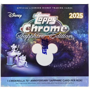 2025 Topps Chrome Sapphire Disney Hobby 