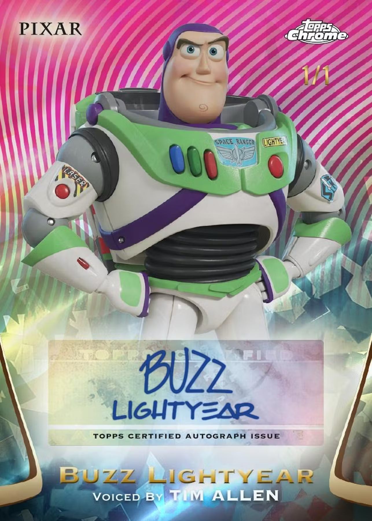 2025 Topps Chrome Sapphire Disney Hobby 