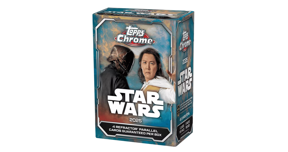 Buy 2025 Topps Chrome Star Wars Blaster Box Online Now
