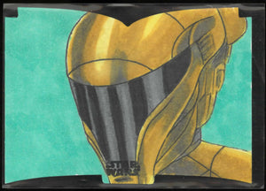 2025 Topps Chrome Star Wars Die-Cut Manga Sketch Autograph Emre Varligas /1 