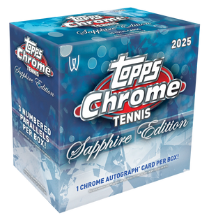 2025 Topps Chrome Tennis Sapphire Edition Box 