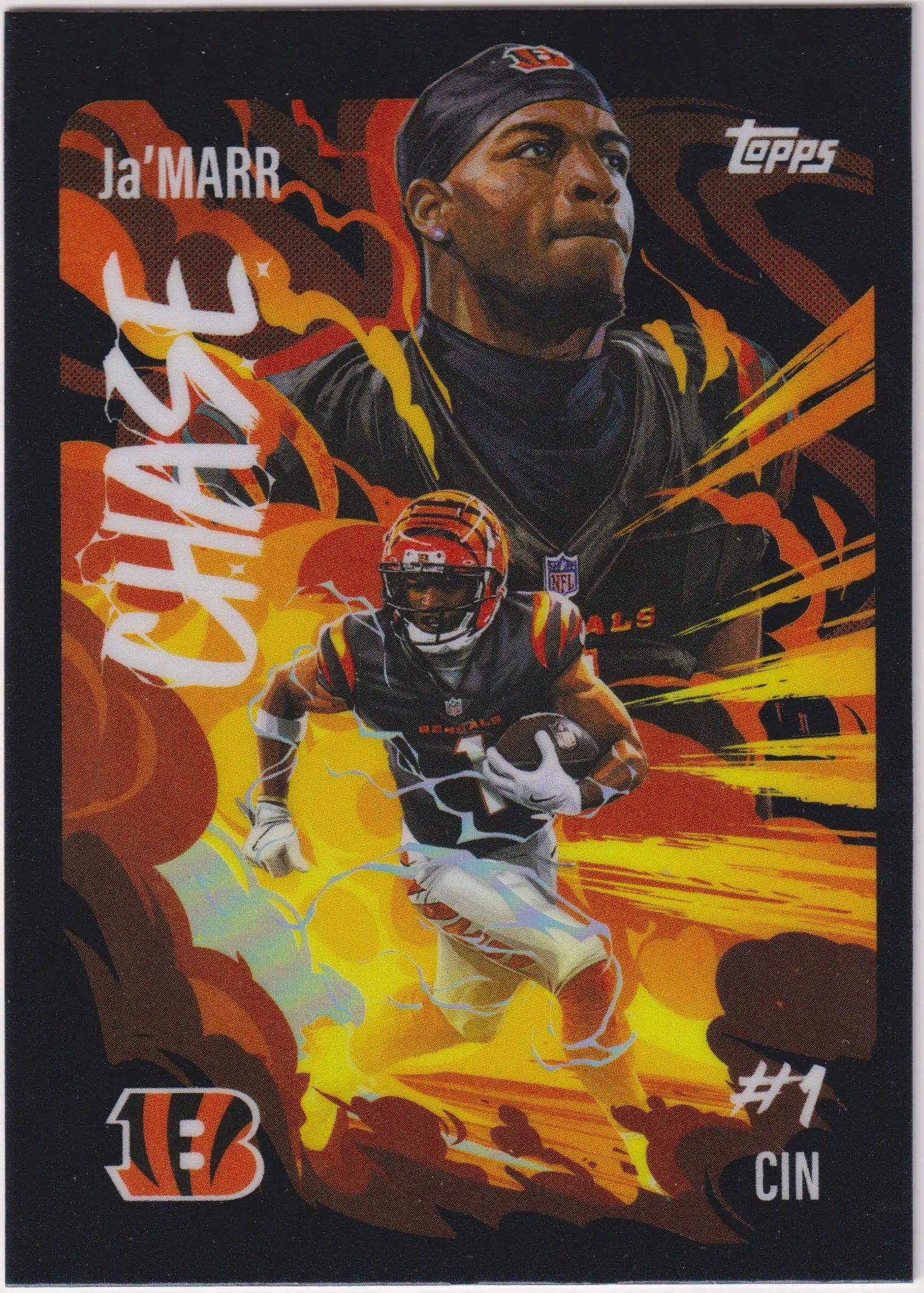 2025 Topps Chrome Ultra Violet Ja'Marr Chase 