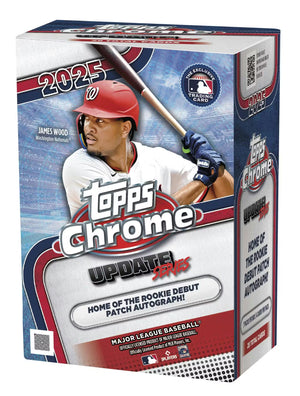 2025 Topps Chrome Update Series Baseball 7-Pack Blaster Box 