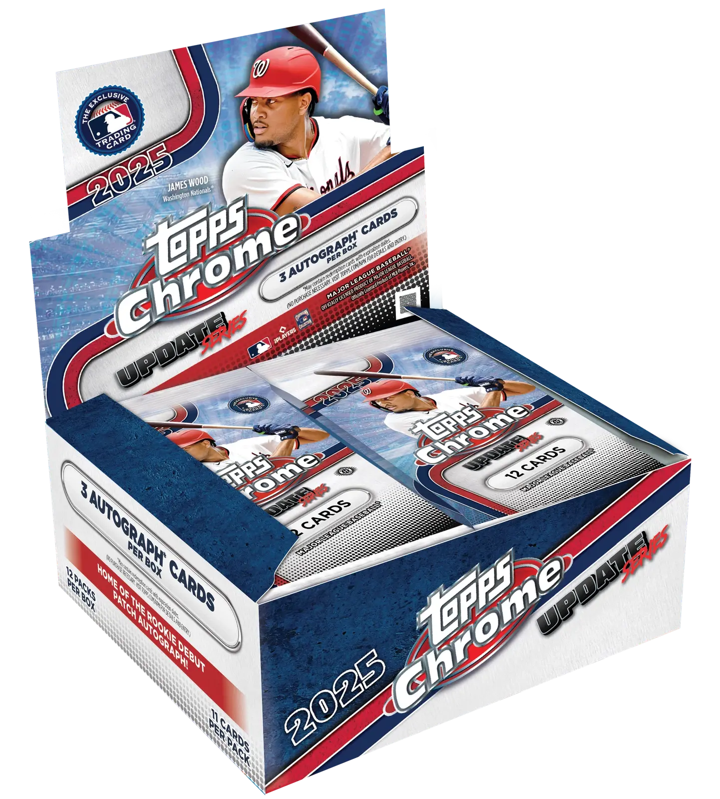 2025 Topps Chrome Update Series Baseball Hobby Jumbo Box 