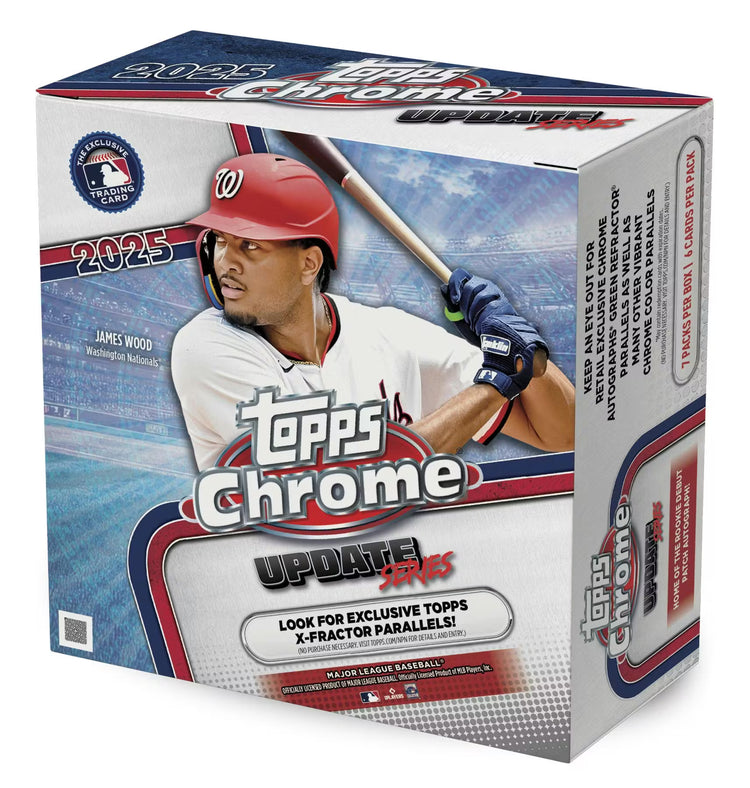 2025 Topps Chrome Update Series Baseball Mega Box 