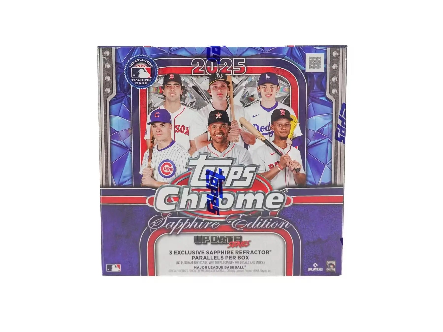 2025 Topps Chrome Update Series Baseball Sapphire Edition Box 