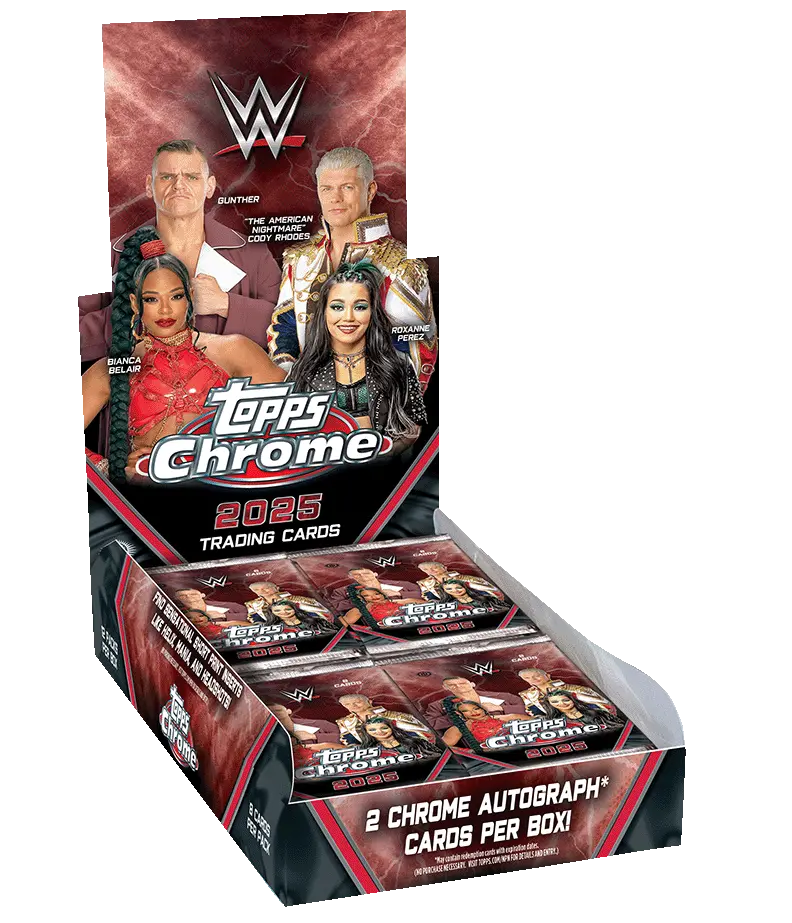 2025 Topps Chrome WWE Hobby Box 