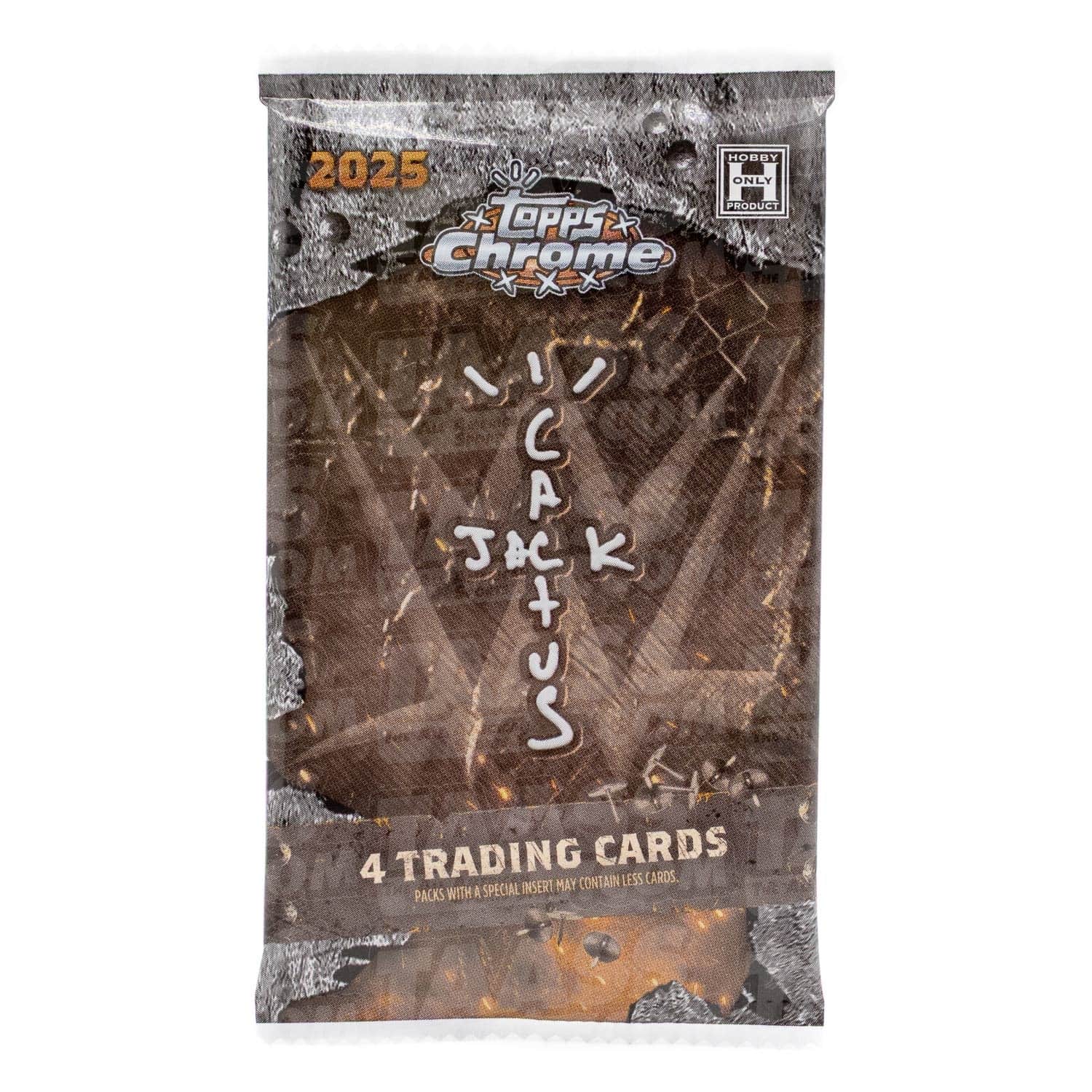 2025 Topps Chrome WWE x Cactus Jack Hobby Pack (Single Pack Sales) 