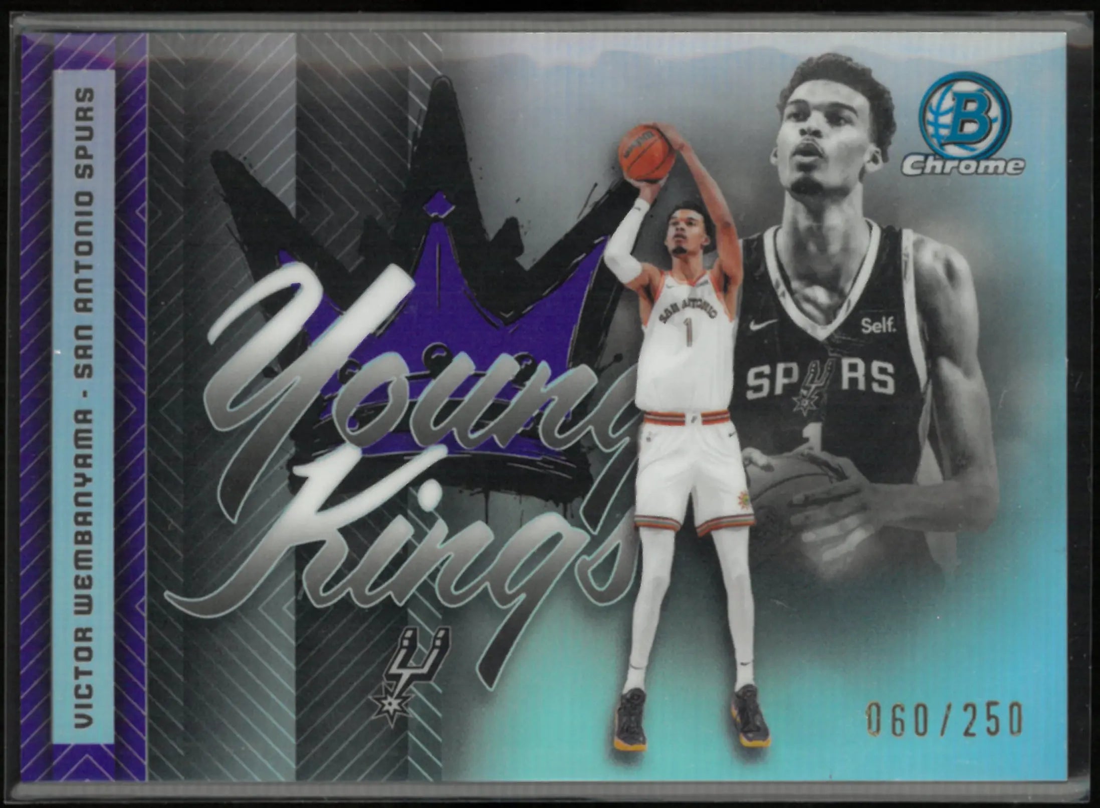 2025 Topps Chrome Young Kings Victor Wembanyama /250 