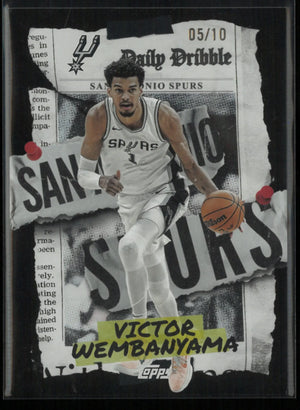 2025 Topps Daily Dribble Victor Wembanyama Black /10 