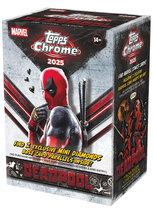 2025 Topps Deadpool Chrome 7-Pack Blaster Box 