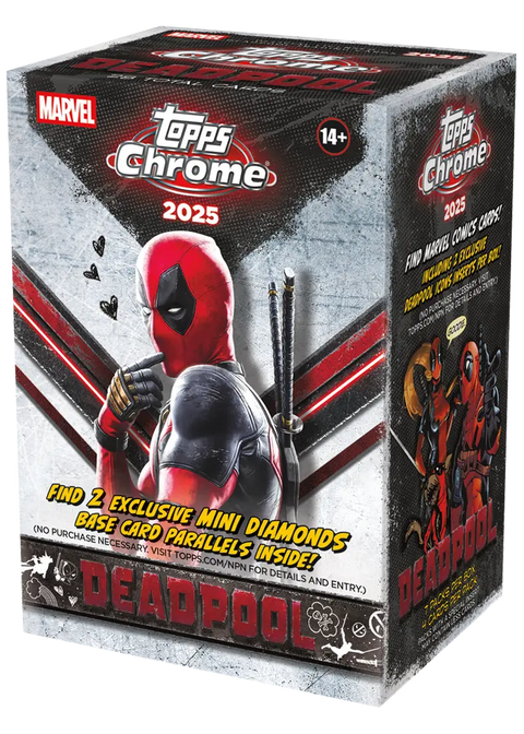 2025 Topps Deadpool Chrome Blaster Box - 7 Pack Trading Cards