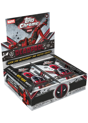 2025 Topps Deadpool Chrome Hobby Box 