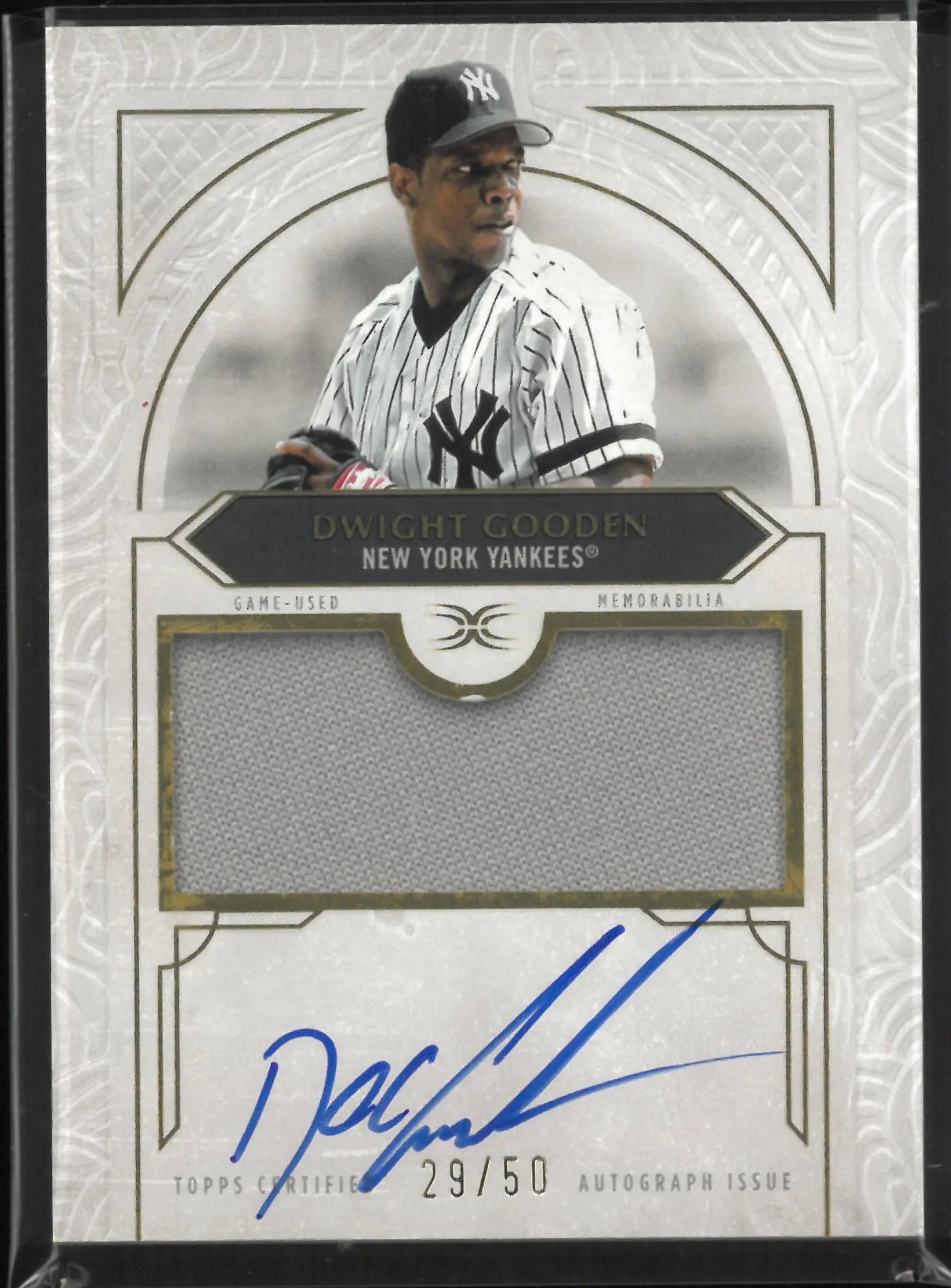 2025 Topps Definitive Autograph Patch Dwight Gooden Auto /50 