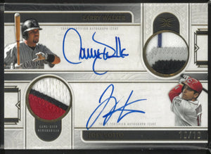 2025 Topps Definitive Collection Baseball Dual Auto Relic Walker Votto /10 