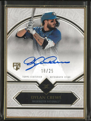 2025 Topps Definitive Collection Baseball Framed Auto Rookie Dylan Crews /25 