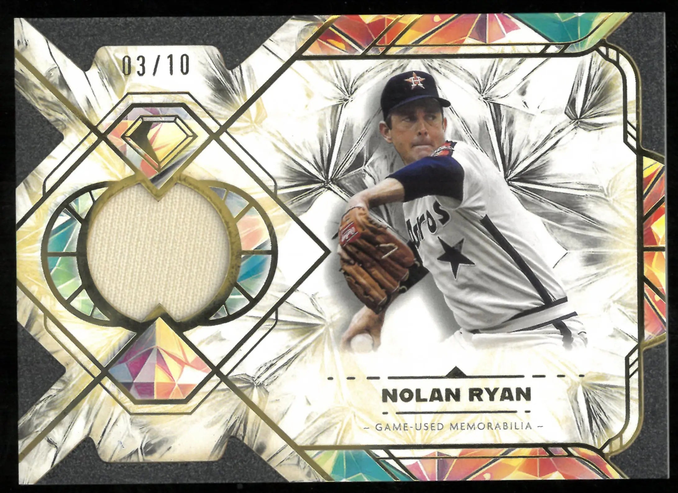 2025 Topps Diamond Icons Single Player Relic Nolan Ryan /10 
