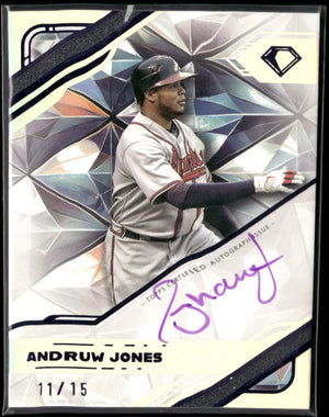 2025 Topps Diamond Icons White Polychromatink Auto Andruw Jones /15 