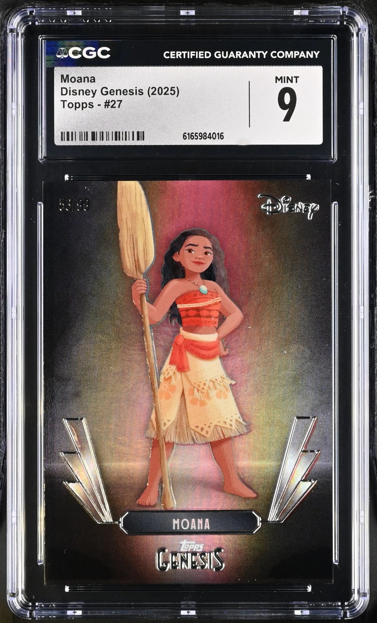 2025 Topps Disney Genesis Moana CGC 9 