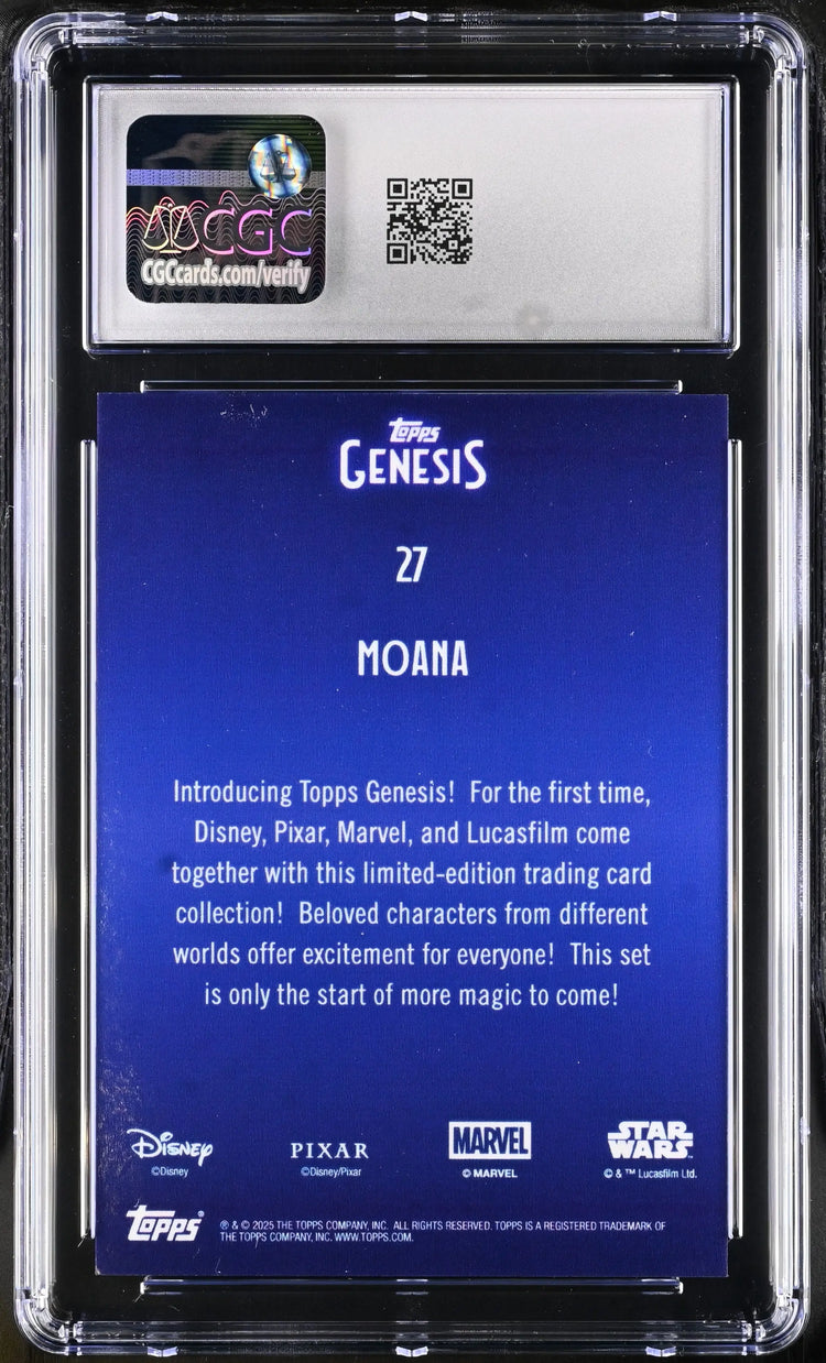 2025 Topps Disney Genesis Moana CGC 9 