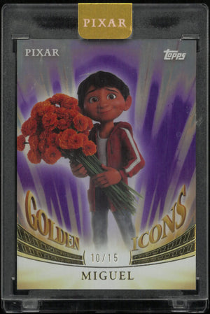 2025 Topps Disney Pixar Golden Icons Miguel /15 
