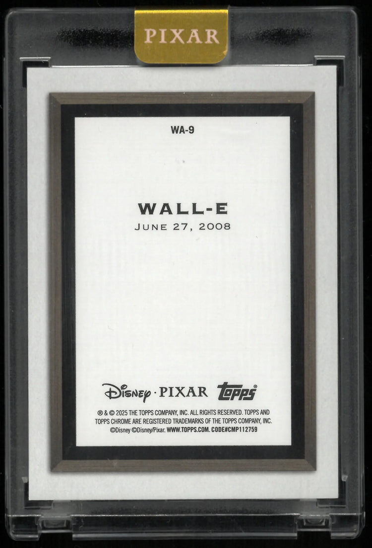 2025 Topps Disney Pixar Poster Wall-E /100 
