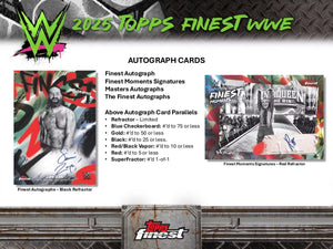 2025 Topps Finest WWE Hobby Box 