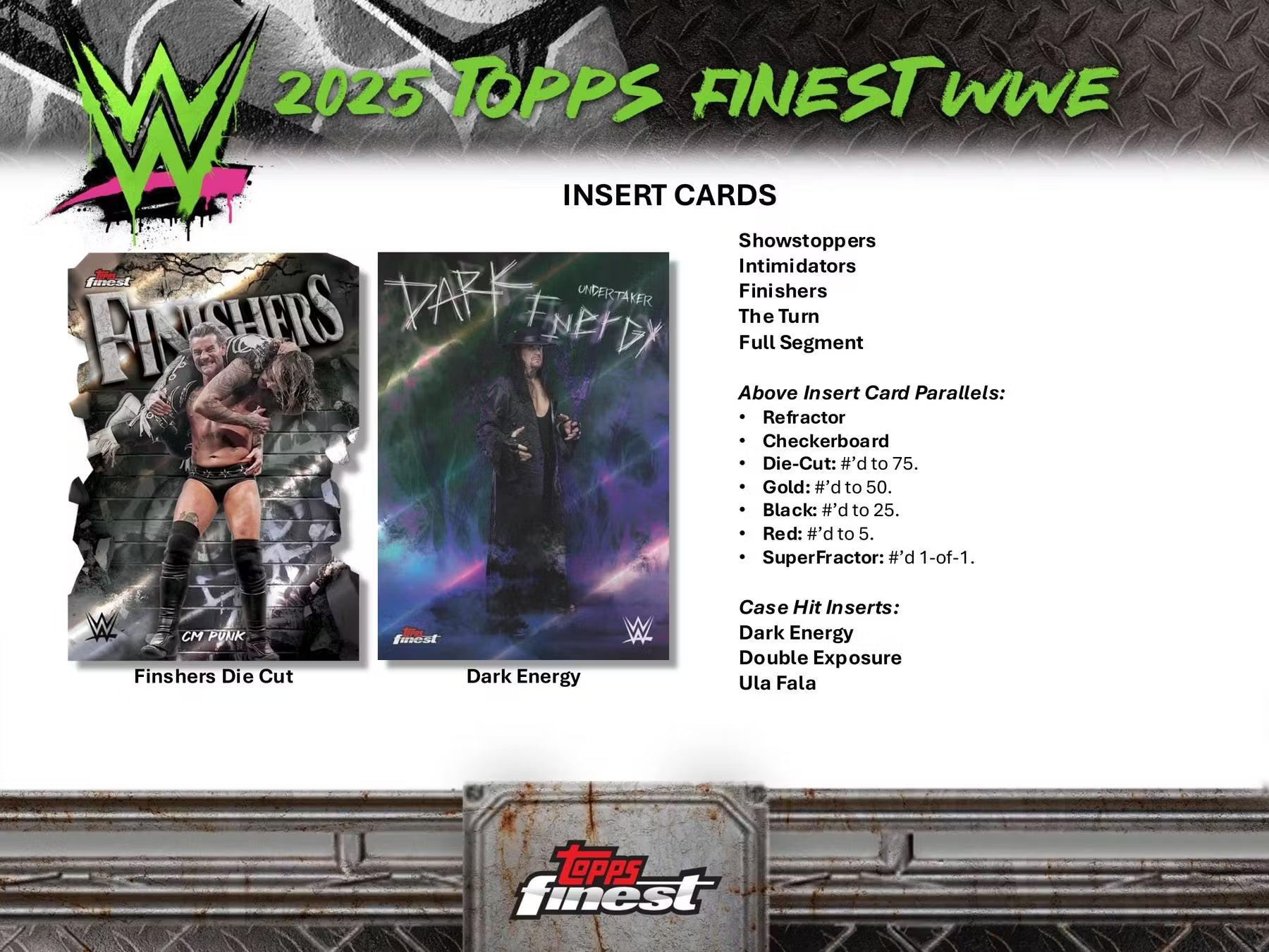 2025 Topps Finest WWE Hobby Box 