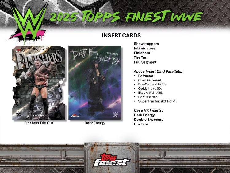 2025 Topps Finest WWE Hobby Box 