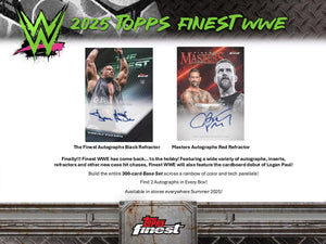 2025 Topps Finest WWE Hobby Box 