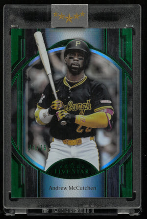 2025 Topps Five Star Andrew McCutchen Green /15 