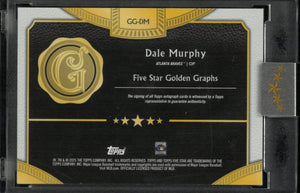 2025 Topps Five Star Golden Graphs Autograph Dale Murphy Auto /50 