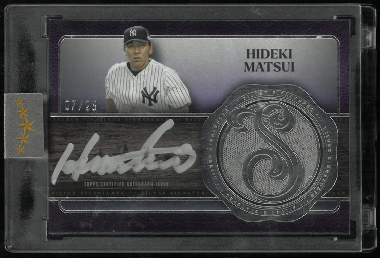 2025 Topps Five Star Silver Signatures Auto Hideki Matsui /25 