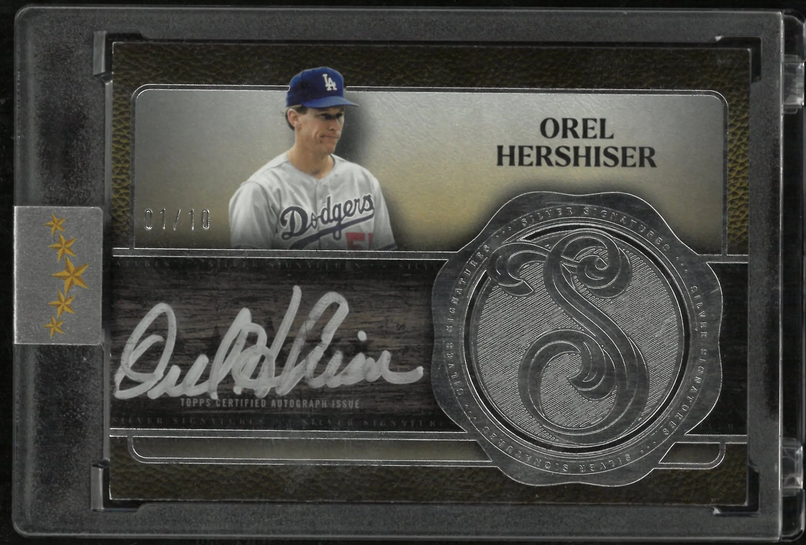 2025 Topps Five Star Silver Signatures Orel Hershiser /10 