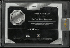 2025 Topps Five Star Silver Signatures Orel Hershiser /10 