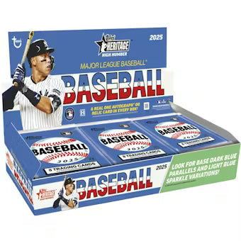 2025 Topps Heritage High Number Baseball Hobby Box 