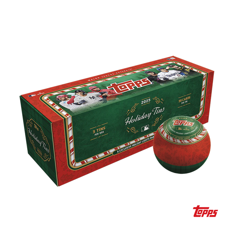 2025 Topps Holiday Baseball Tin 